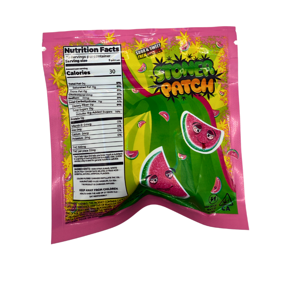 Stoner Patch Watermelon Gummies - 500mg