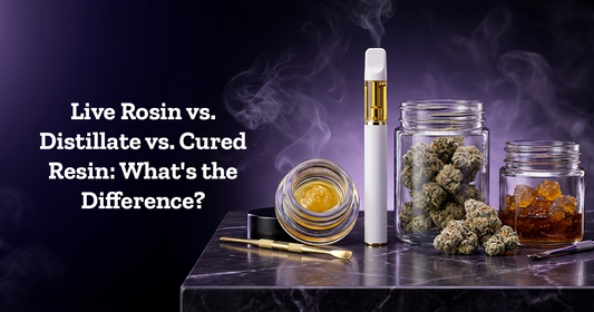 Live Rosin vs. Distillate vs. Cured Resin: What's the Difference?
