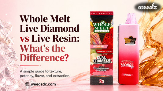 Whole Melt Live Diamond vs Live Resin: What’s the Difference?