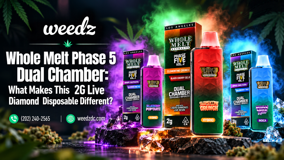Whole Melt Phase 5 Dual Chamber: What Makes This 2G Live Diamond Disposable Different?