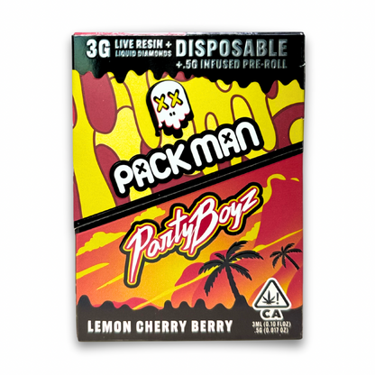 Packman x Partyboyz Disposable 3G + Pre-Roll Combo (GEN 4)