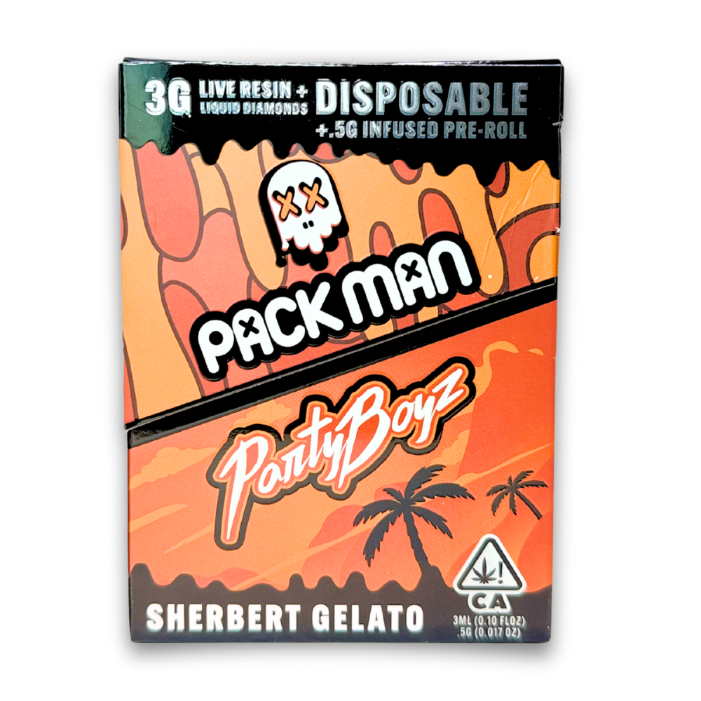 Packman x Partyboyz Disposable 3G + Pre-Roll Combo (GEN 4)