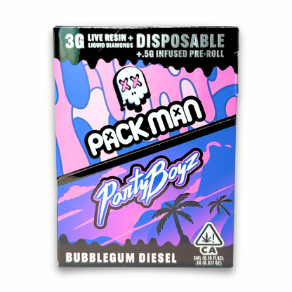 Packman x Partyboyz Disposable 3G + Pre-Roll Combo (GEN 4)