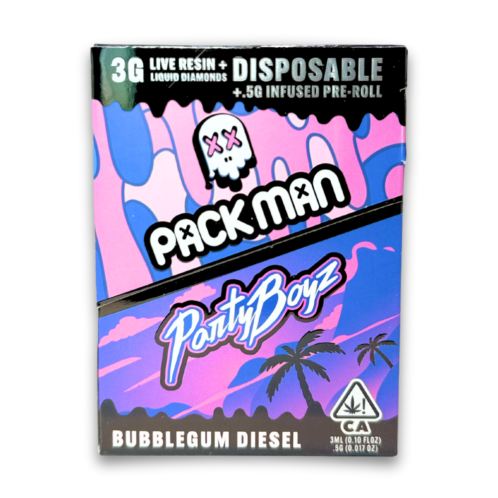Packman x Partyboyz Disposable 3G + Pre-Roll Combo (GEN 4)
