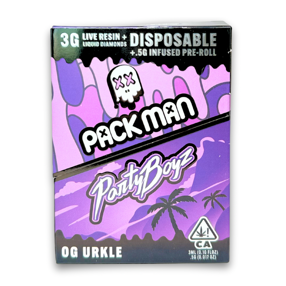 Packman x Partyboyz Disposable 3G + Pre-Roll Combo (GEN 4)