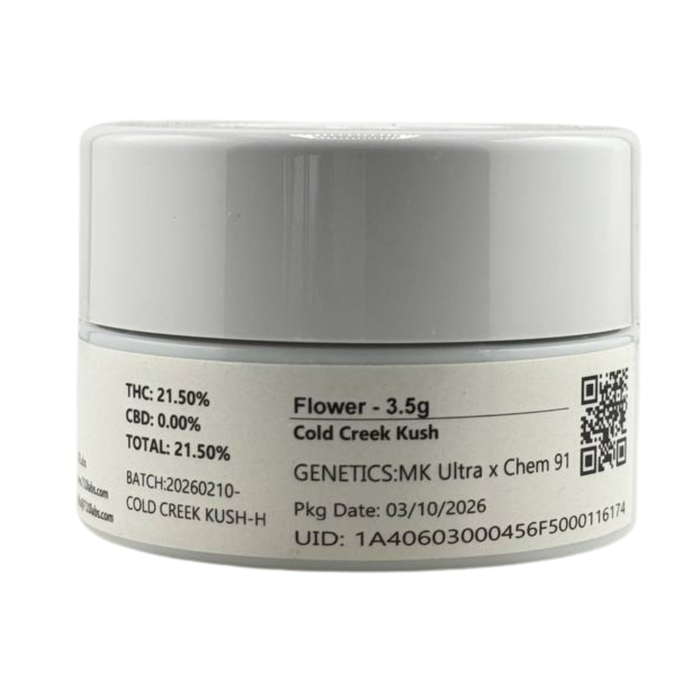 710 Labs- Cold Creek Kush - Hybrid 3.5 G