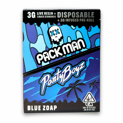 Packman x Partyboyz Disposable 3G + Pre-Roll Combo (GEN 4)