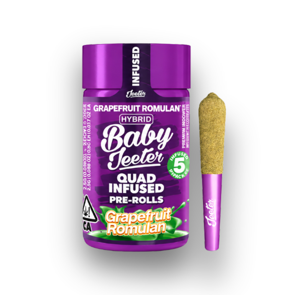 Baby Jeeter Quad Infused Mini Pre-rolls 2.5G