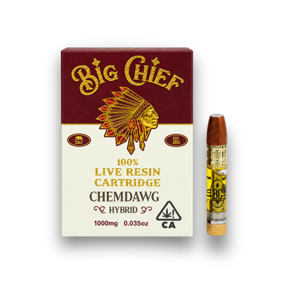 Big Chief Live Resin Carts 1G