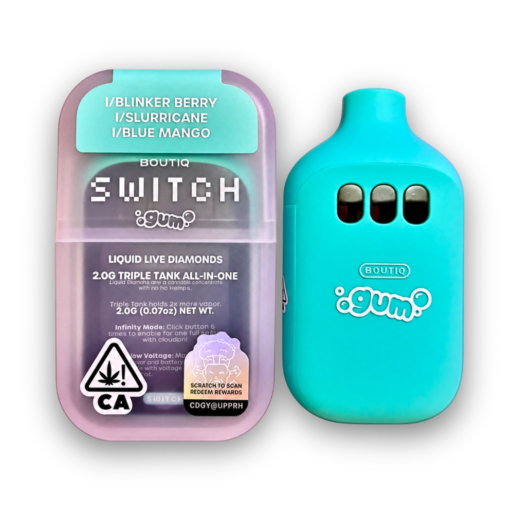 Boutiq Switch Gum Live Diamond Disposable 2G