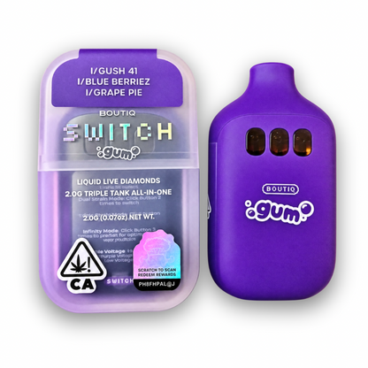 Boutiq Switch Gum Live Diamond Disposable 2G