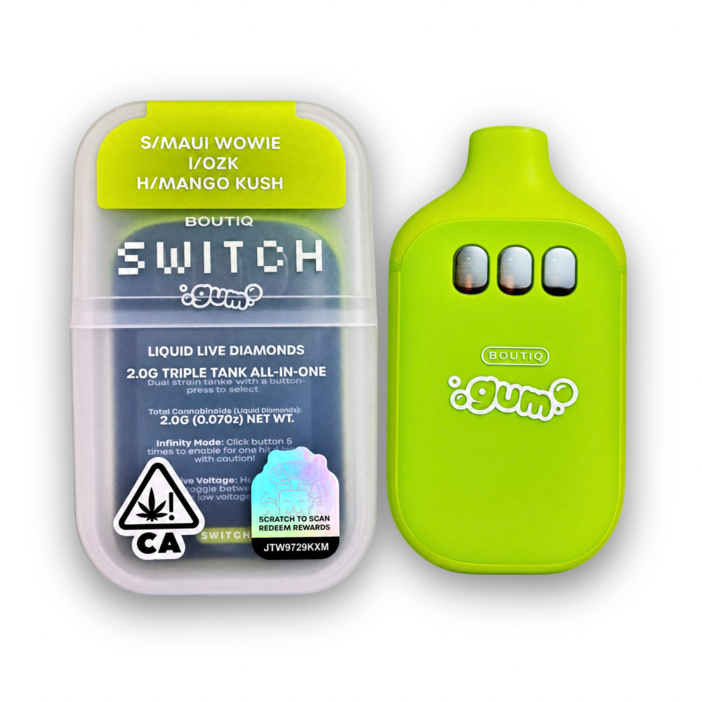 Boutiq Switch Gum Live Diamond Disposable 2G