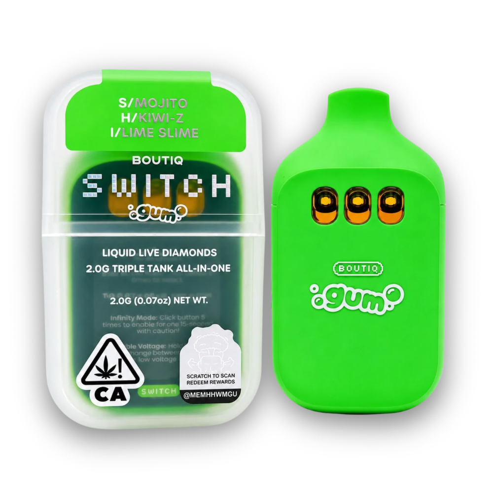 Boutiq Switch Gum Live Diamond Disposable 2G