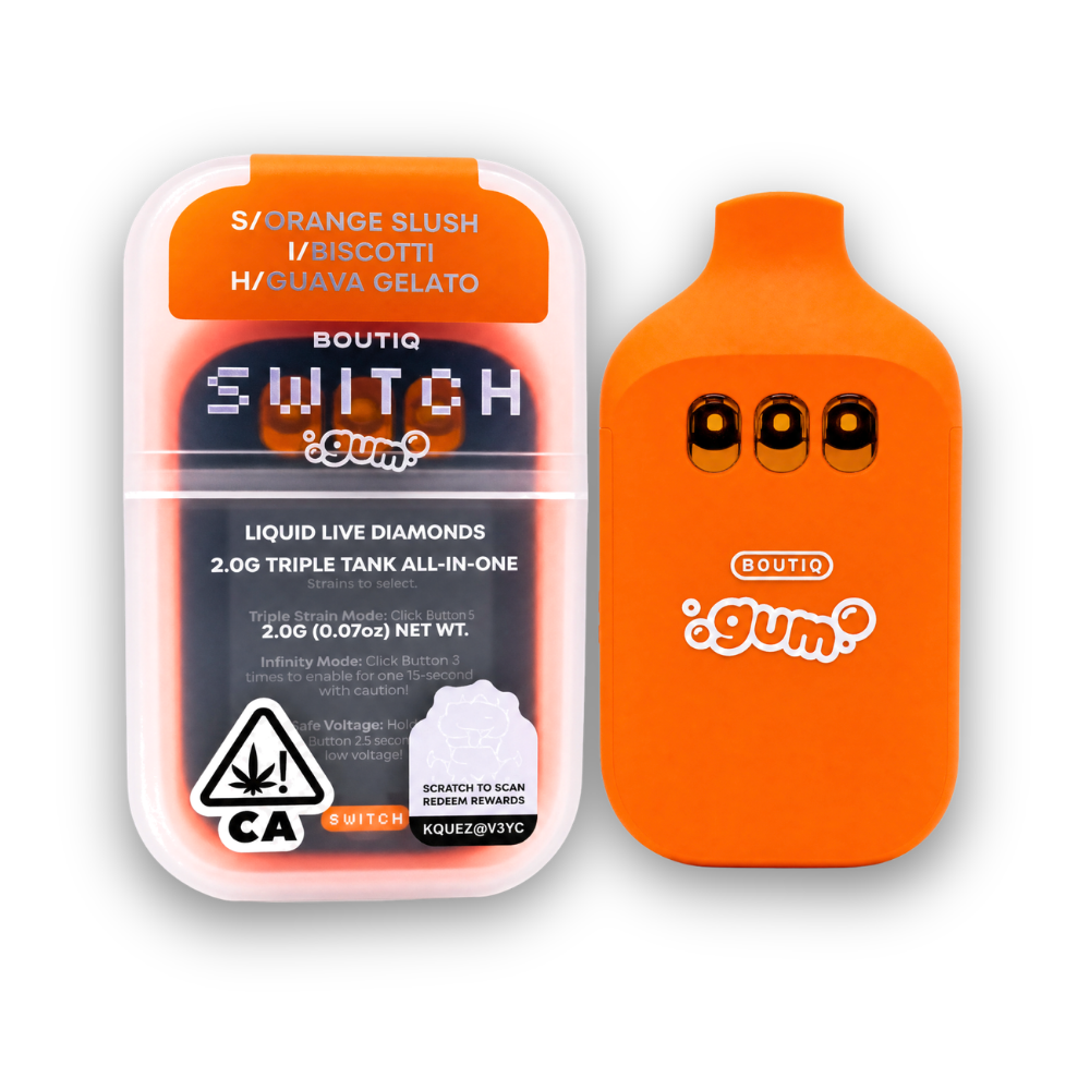 Boutiq Switch Gum Live Diamond Disposable 2G