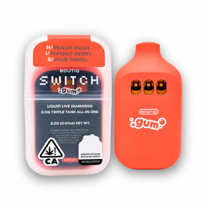 Boutiq Switch Gum Live Diamond Disposable 2G
