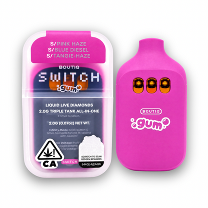 Boutiq Switch Gum Live Diamond Disposable 2G