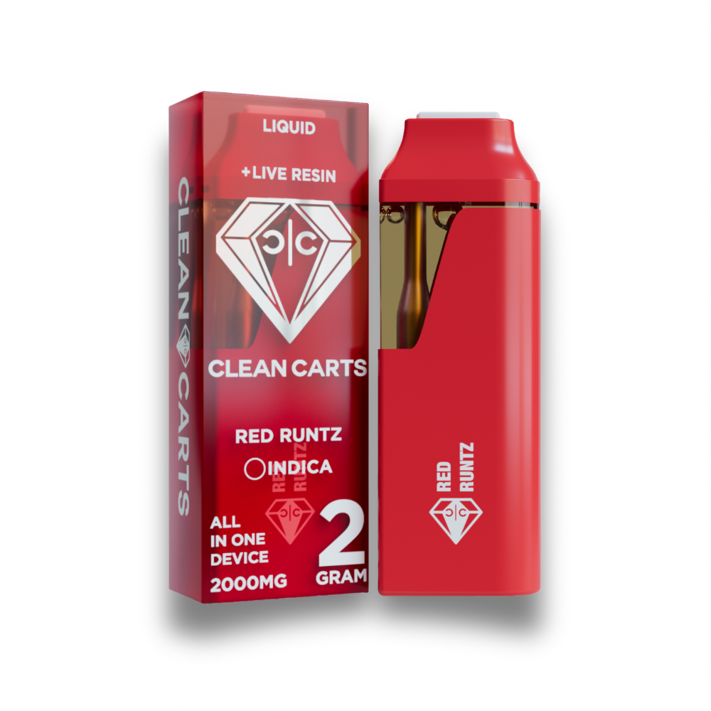 Clean Carts Spring Red Edition Disposable 2G