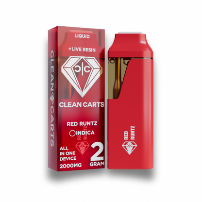 Clean Carts Spring Red Edition Disposable 2G
