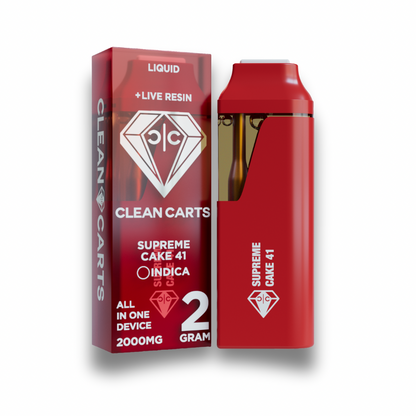 Clean Carts Spring Red Edition Disposable 2G