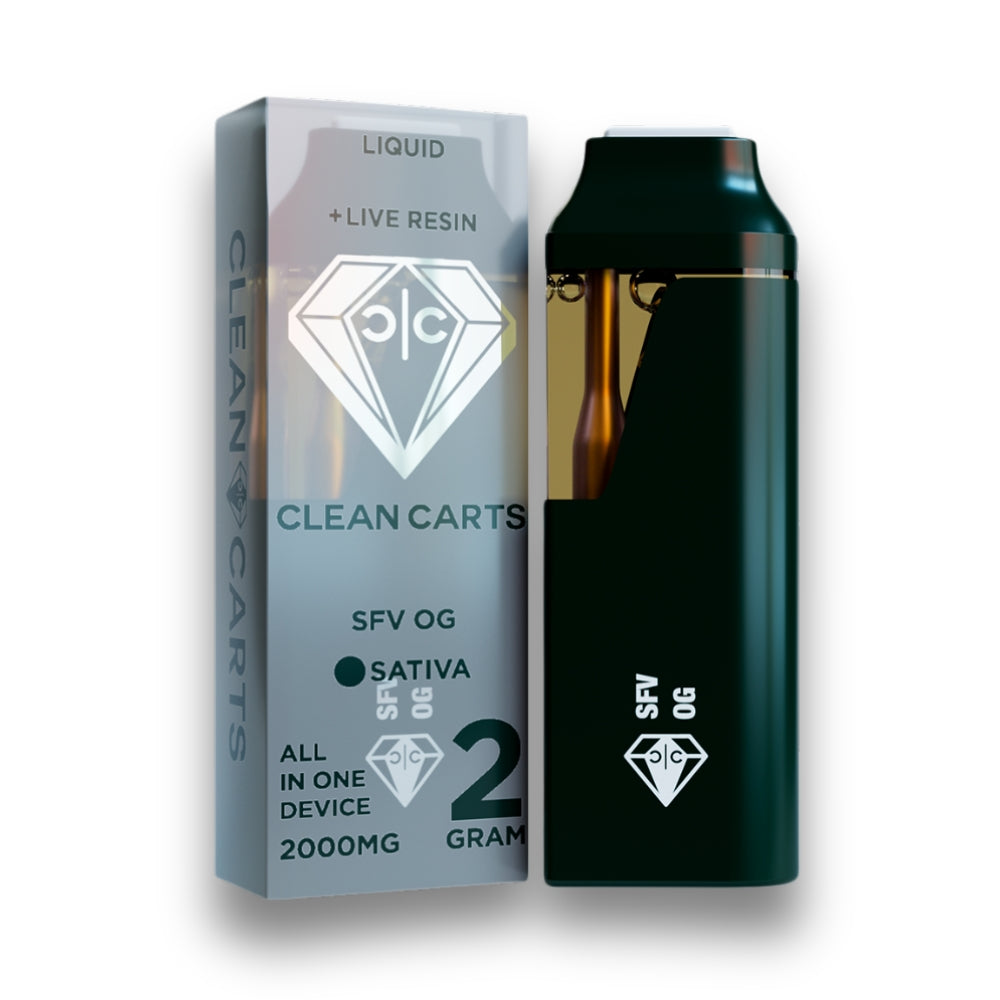 Clean Carts Winter Blue Edition Disposable 2G