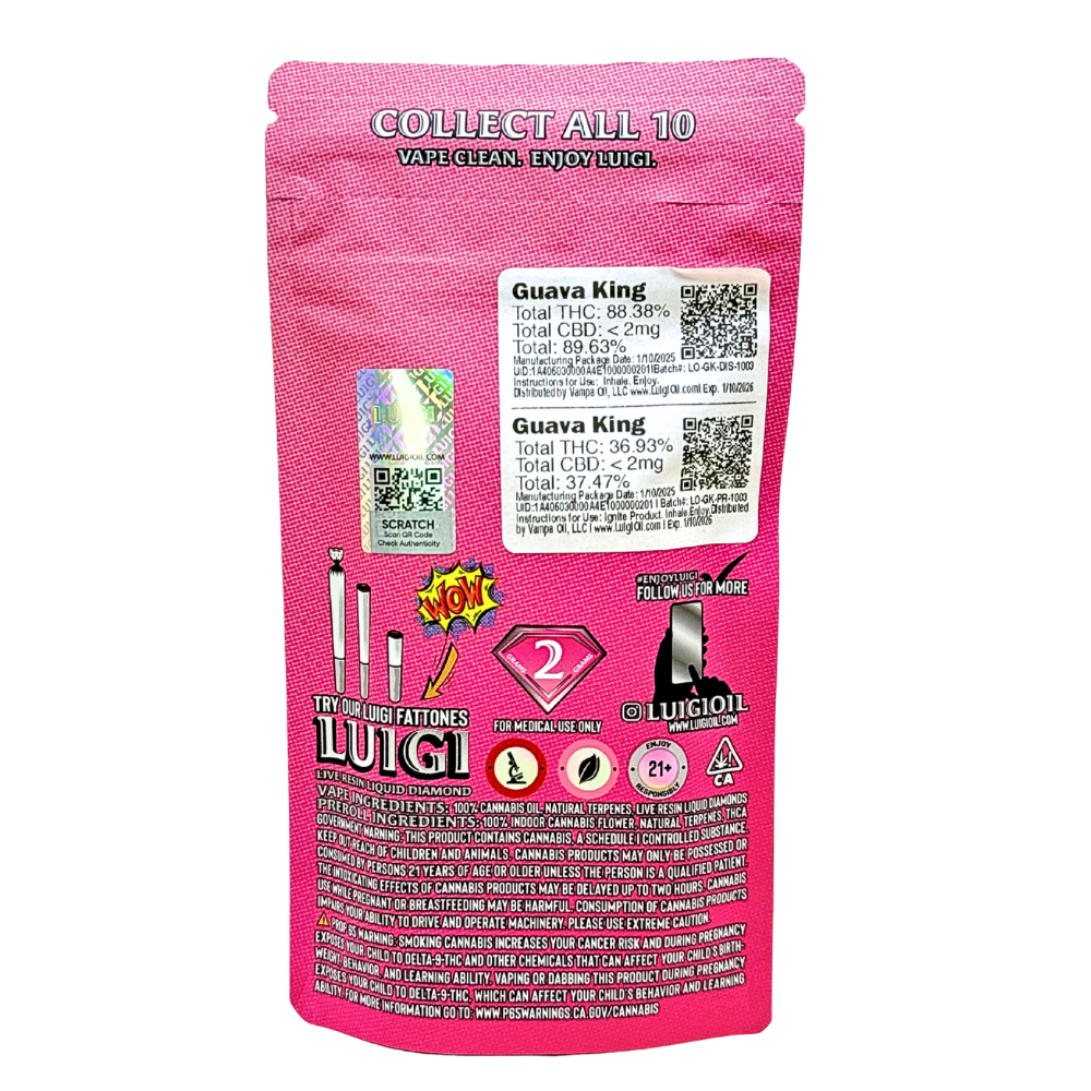 Luigi Disposable 2G + Pre-Roll Combo