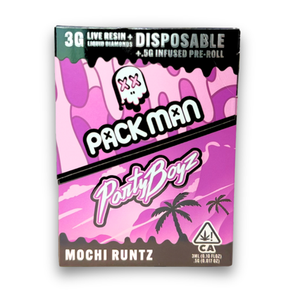 Packman x Partyboyz Disposable 3G + Pre-Roll Combo (GEN 4)