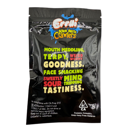Errlli Sour Brite Crawlers - 600mg