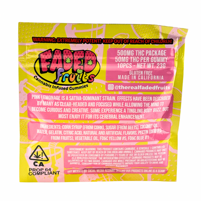 Faded Fruits Gummies - 500mg