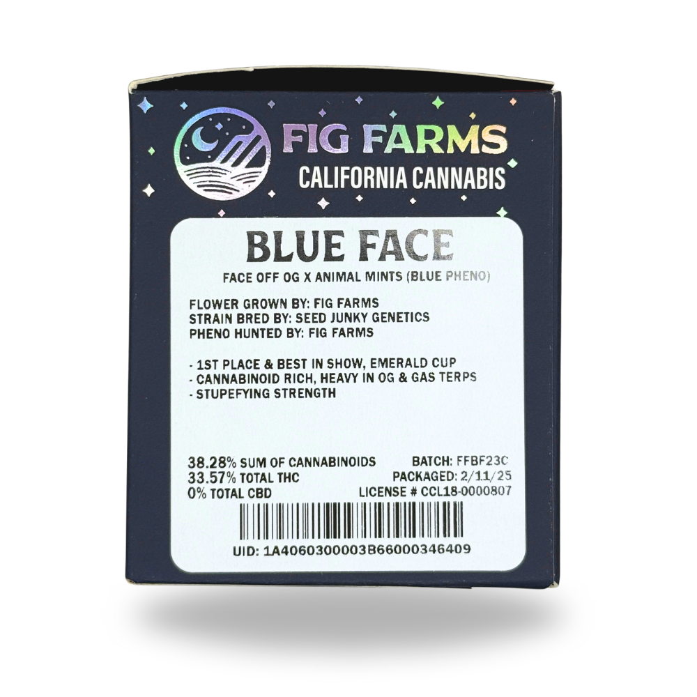 Fig Farms - Blue Face - Indica 3.5g - Weedz DC