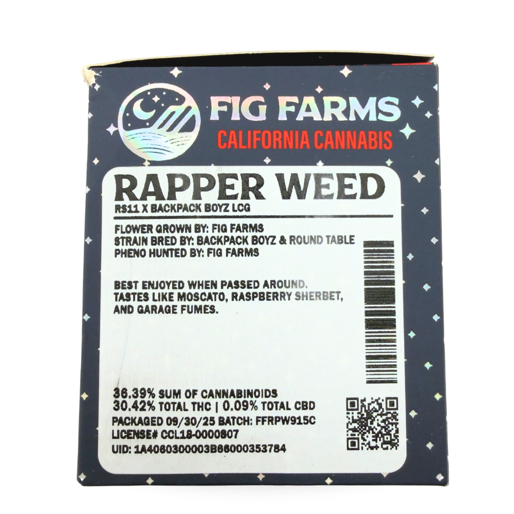 Fig Farms - Rapper Weed - Indica 3.5g