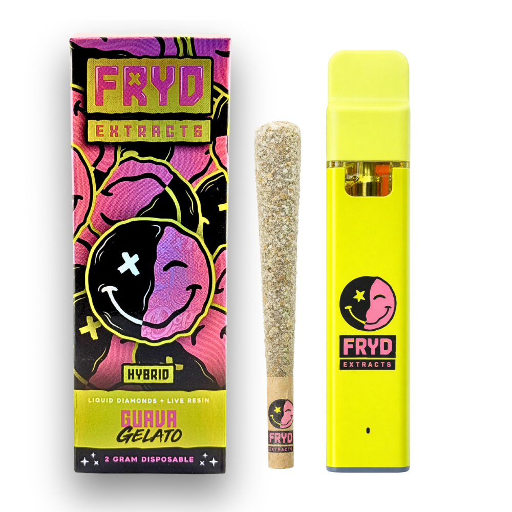 FRYD Extracts Liquid Diamond Disposable 2G + Pre-Roll Combo