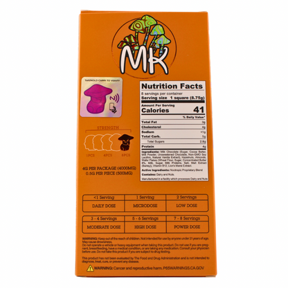 Magic Kingdom Mushroom Chocolate Bars 4g