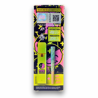 FRYD Extracts Liquid Diamond Disposable 2G + Pre-Roll Combo