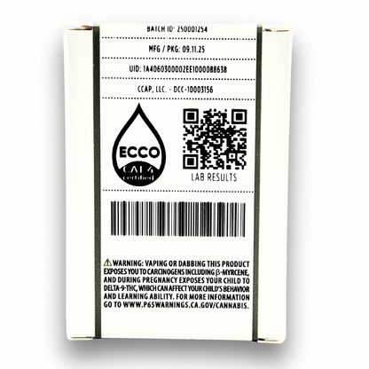 Raw Garden Live Resin Cartridge 1G