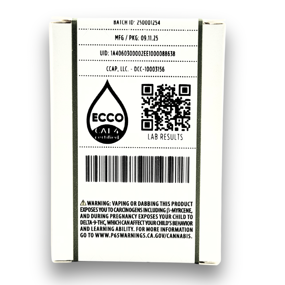 Raw Garden Live Resin Cartridge 1G