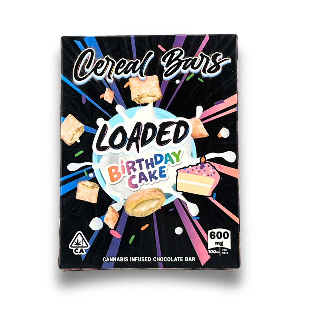 Loaded Cereal Chocolate Bars - 600mg