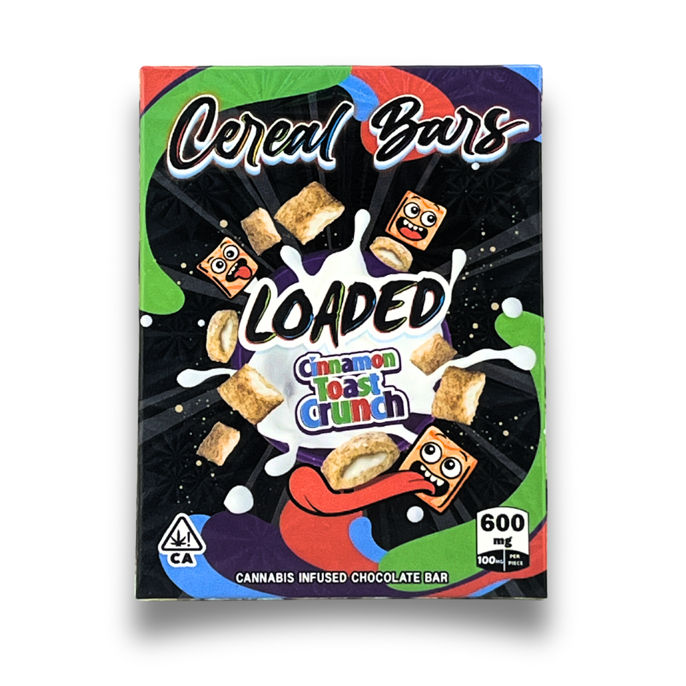 Loaded Cereal Chocolate Bars - 600mg