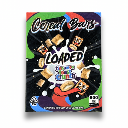 Loaded Cereal Chocolate Bars - 600mg