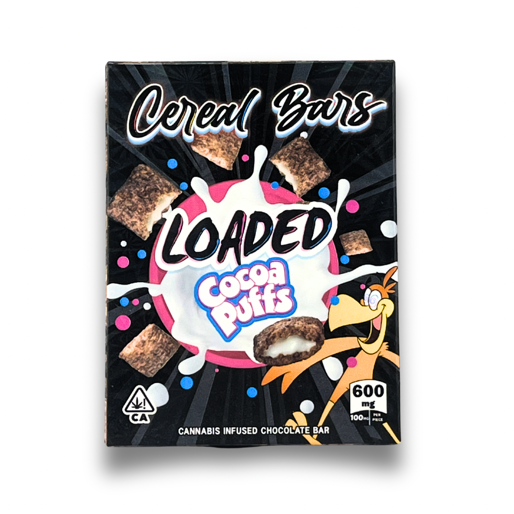 Loaded Cereal Chocolate Bars - 600mg