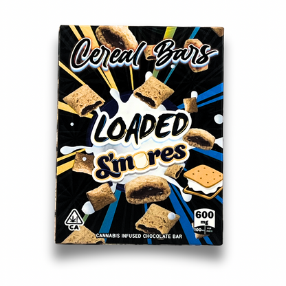Loaded Cereal Chocolate Bars - 600mg