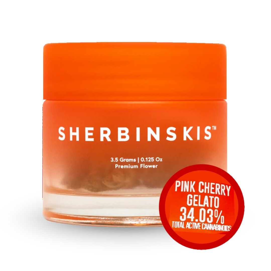 Sherbinskis - Pink Cherry Gelato - Indica 3.5g