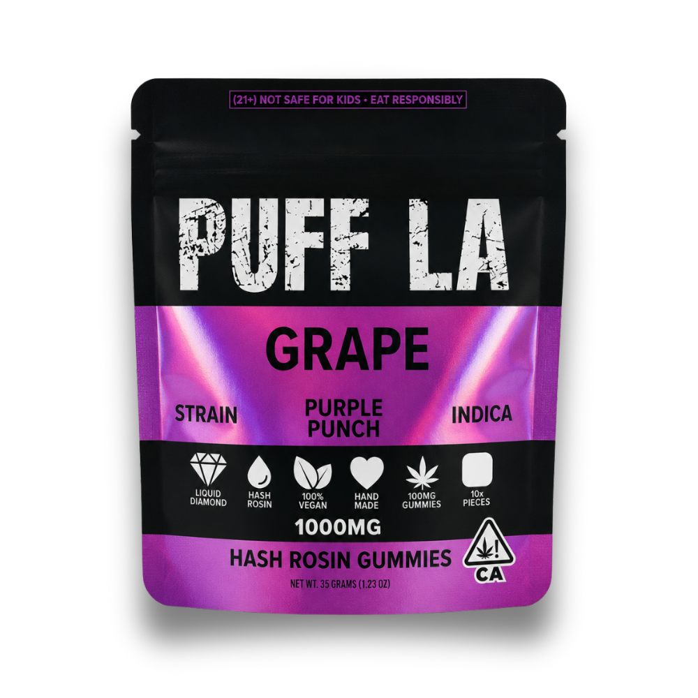 Puff LA Hash Rosin Gummies 1,000mg