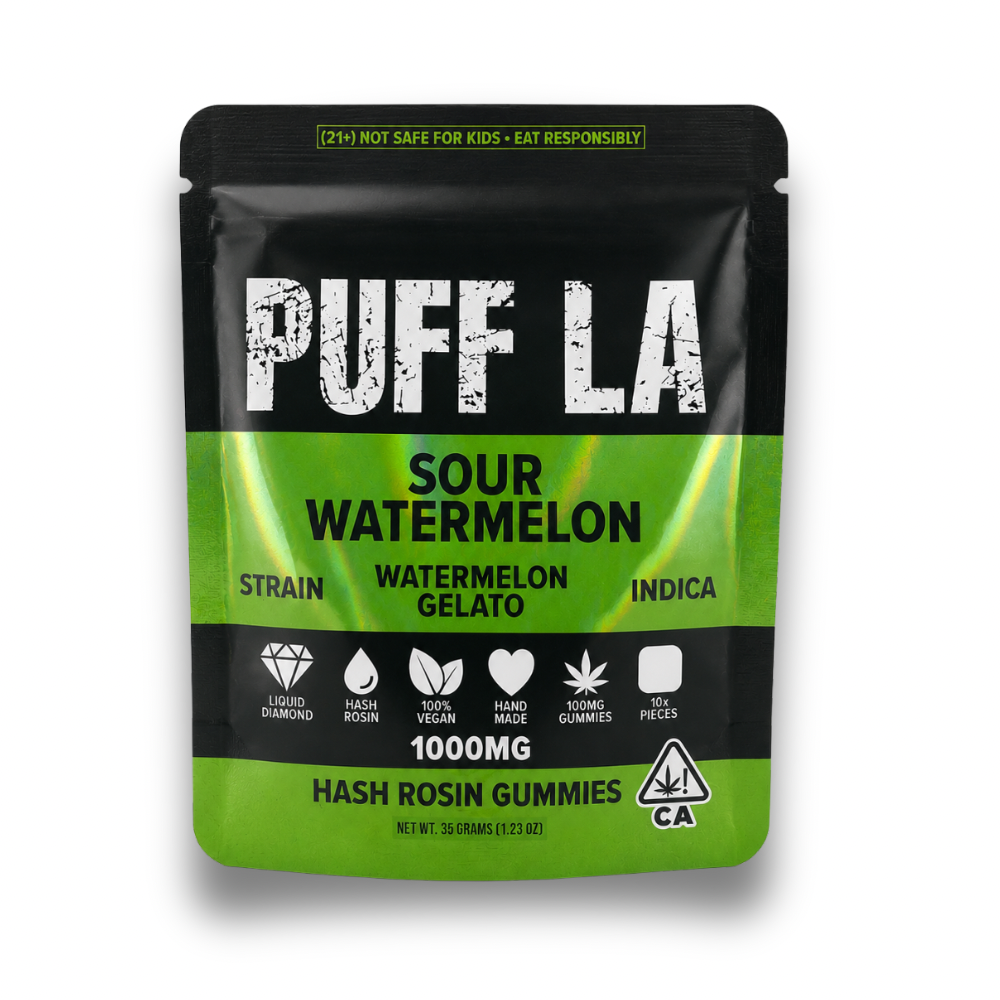Puff LA Hash Rosin Gummies 1,000mg