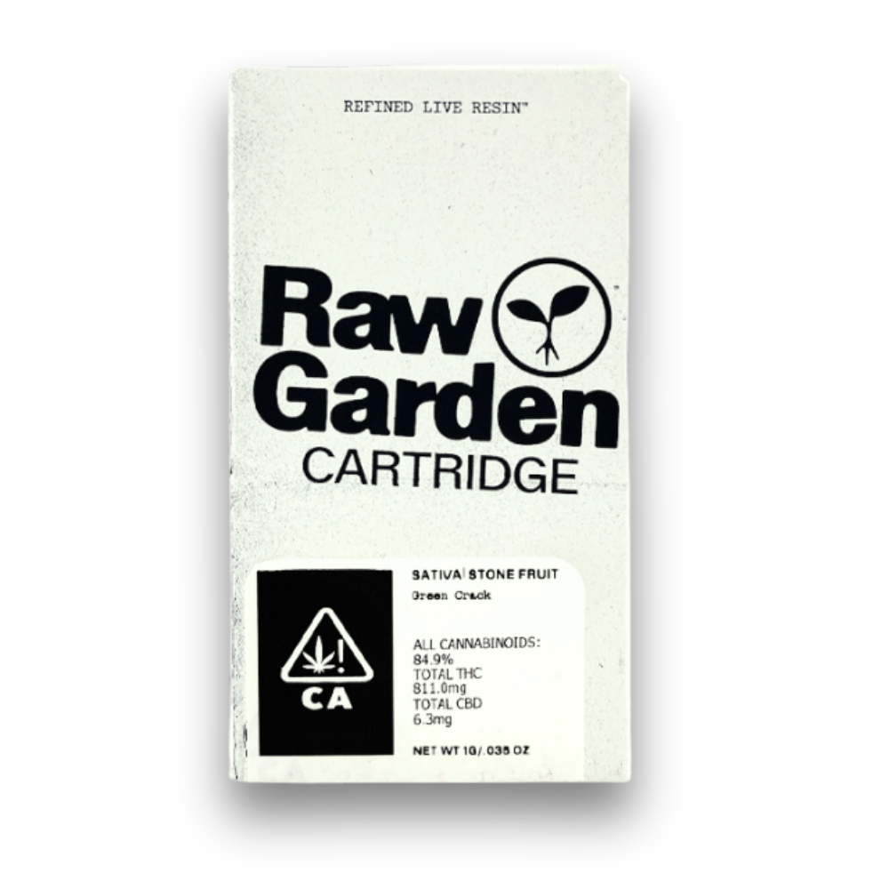 Raw Garden Refined Live Resin Cartridge 1G