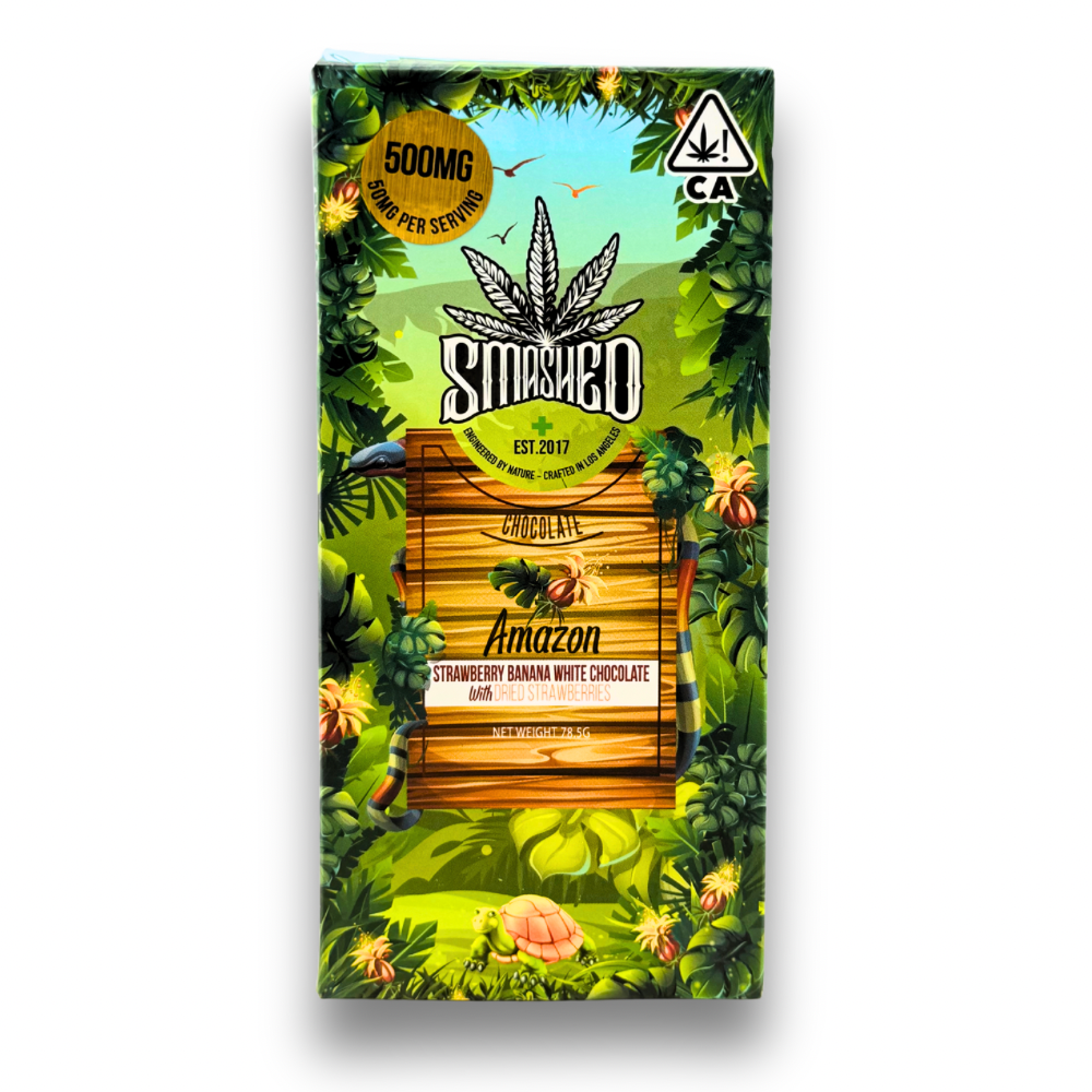 Smashed Infused Chocolate Bars 500mg