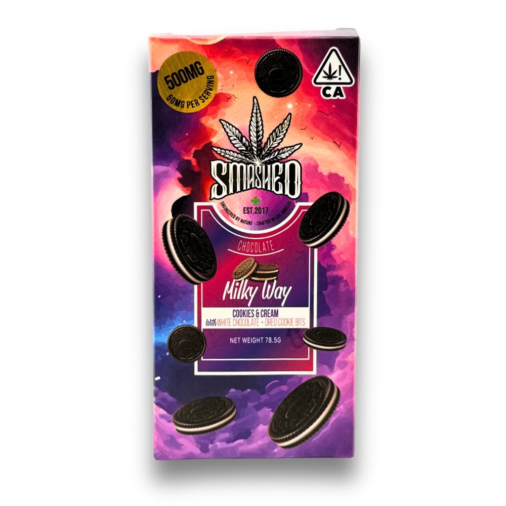Smashed Infused Chocolate Bars 500mg