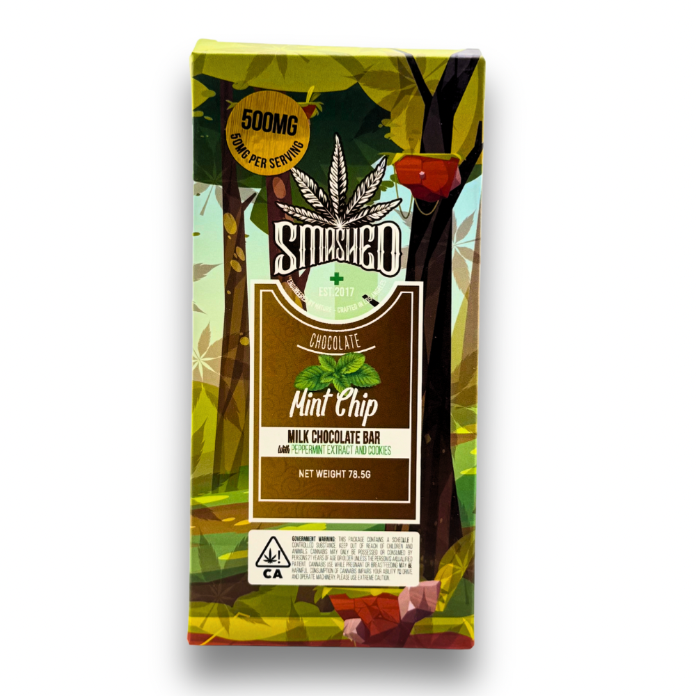 Smashed Infused Chocolate Bars 500mg