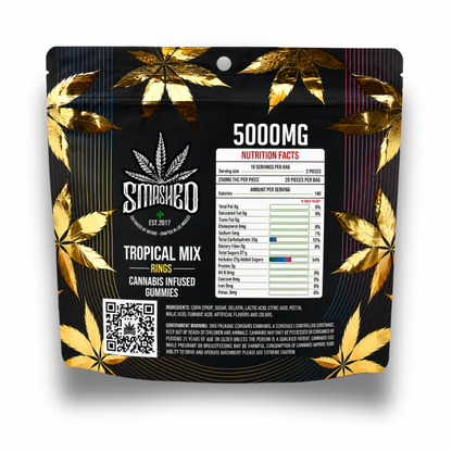 Smashed Infused Gummies 5,000mg