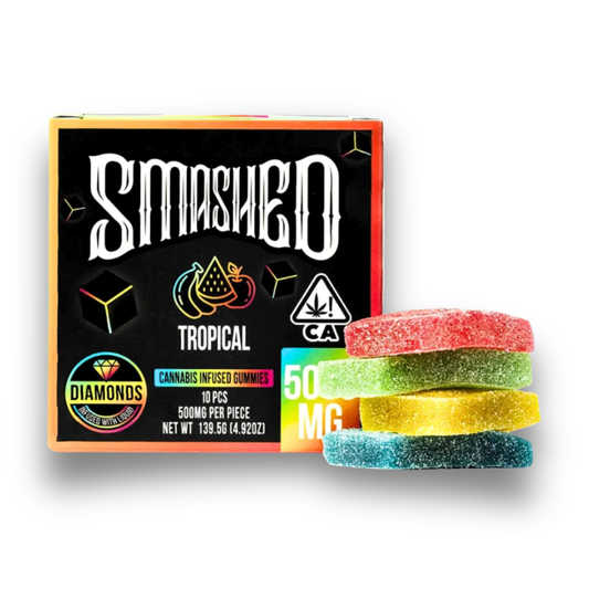 Smashed Liquid Diamond Infused Gummies 5,000mg