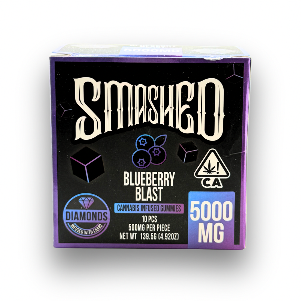 Smashed Liquid Diamond Infused Gummies 5,000mg